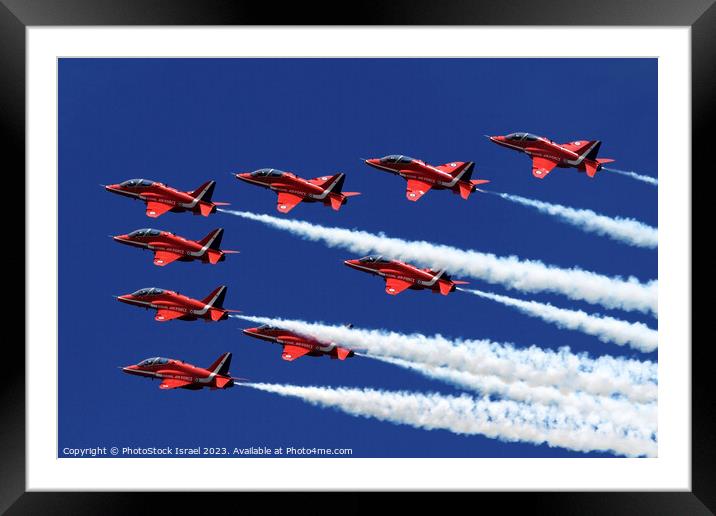 Red Arrows  Framed Mounted Print by PhotoStock Israel