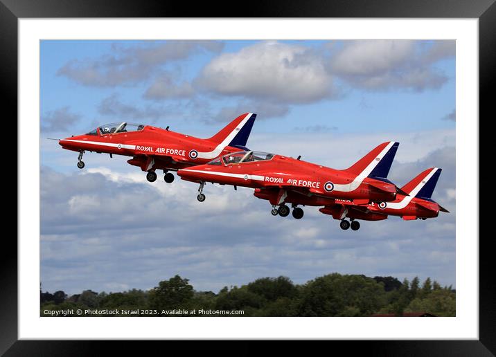 Red Arrows  Framed Mounted Print by PhotoStock Israel