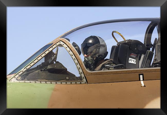 IDF Skyhawk jet Framed Print by PhotoStock Israel