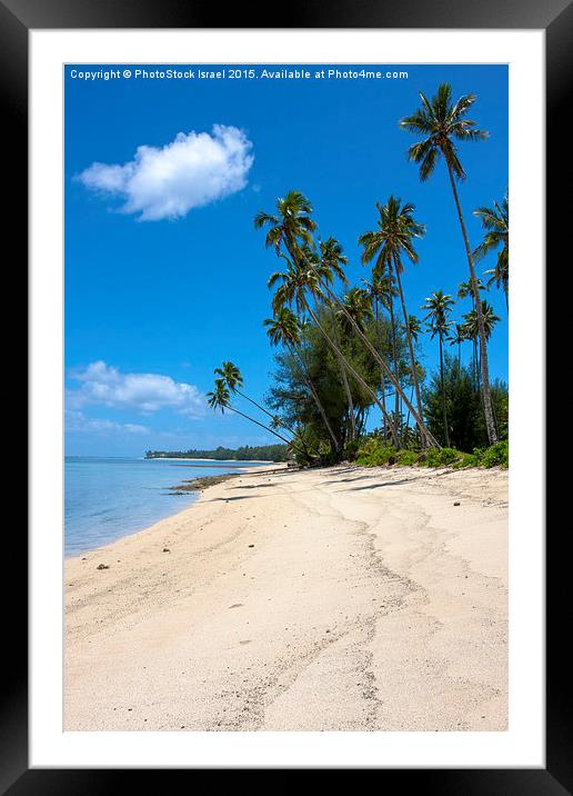 Cook islands, New Zealand, Framed Mounted Print by PhotoStock Israel
