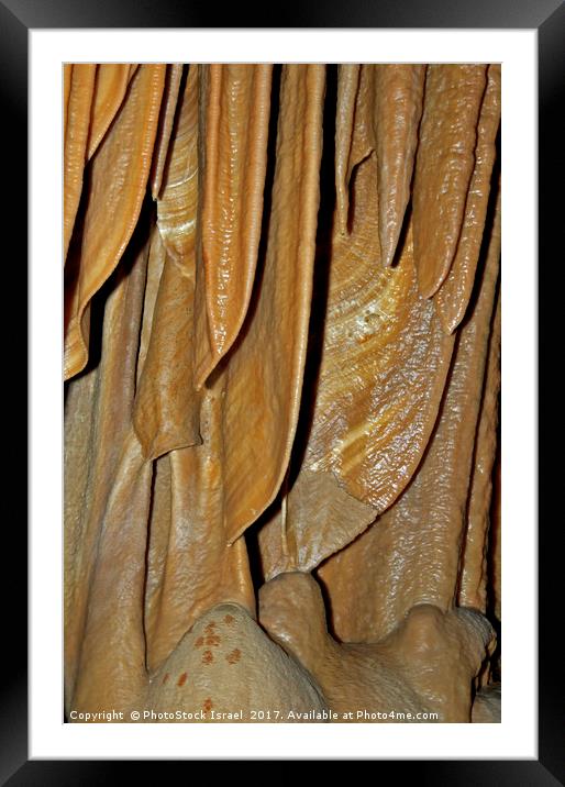 Soreq, Stalactite cave, Beit Shemesh, Israel Framed Mounted Print by PhotoStock Israel