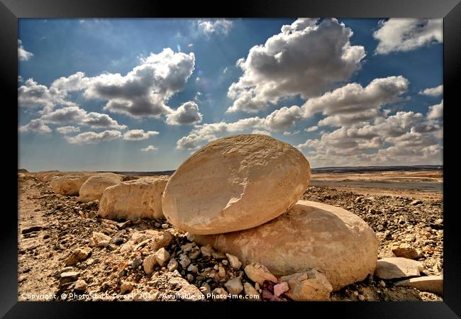 Negev desert Israel Framed Print by PhotoStock Israel