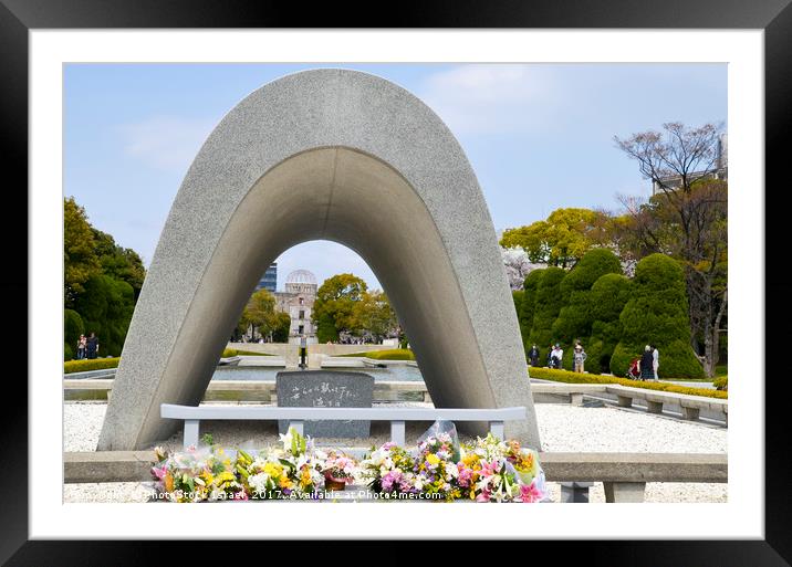 Hiroshima, Peace Memorial Park Framed Mounted Print by PhotoStock Israel