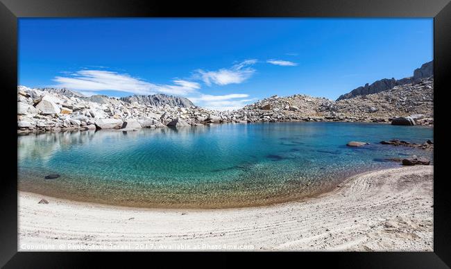 Onion Valley, Sierra Nevada mountain range Framed Print by PhotoStock Israel