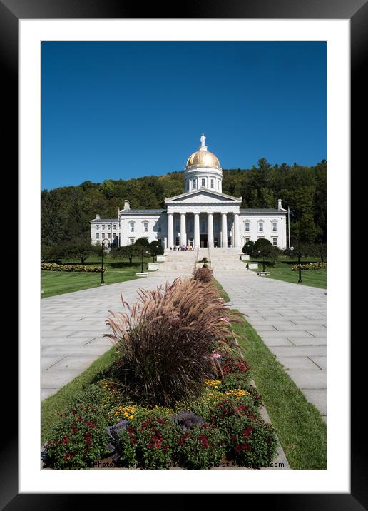 Vermont State House, Montpelier, Vermont Framed Mounted Print by PhotoStock Israel