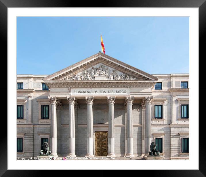 Congress of Deputies. Madrid Framed Mounted Print by PhotoStock Israel