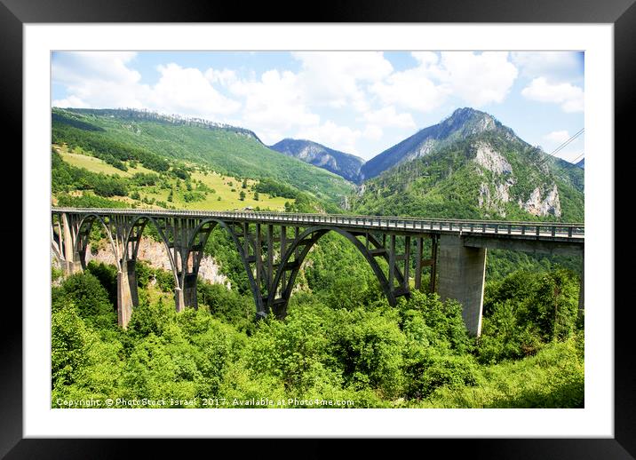 Tara River, Montenegro Framed Mounted Print by PhotoStock Israel