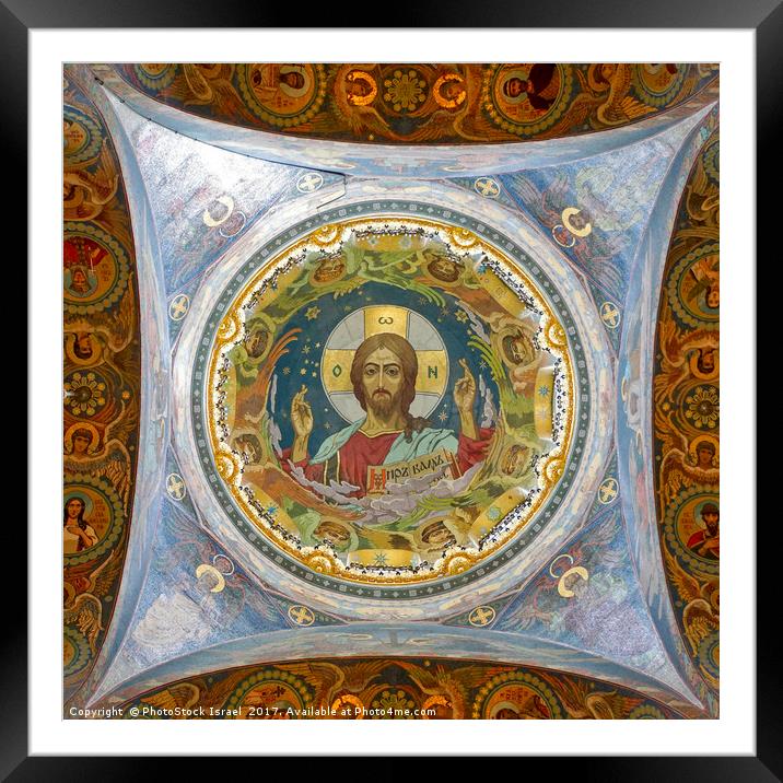 Church of the Savior on Spilled Blood  Framed Mounted Print by PhotoStock Israel