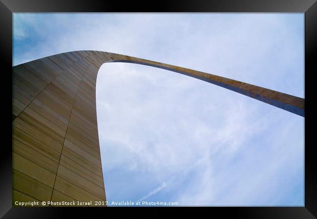 Gateway Arch St. Louis Framed Print by PhotoStock Israel