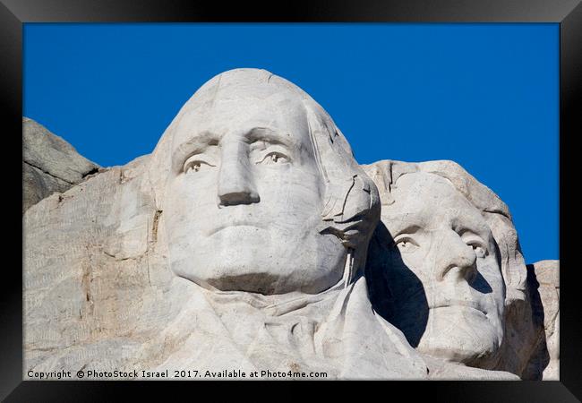Mount Rushmore South Dakota SD USA Framed Print by PhotoStock Israel