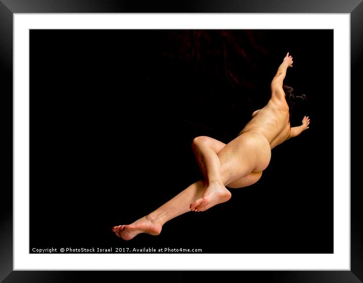Abstract Nude woman Framed Mounted Print by PhotoStock Israel