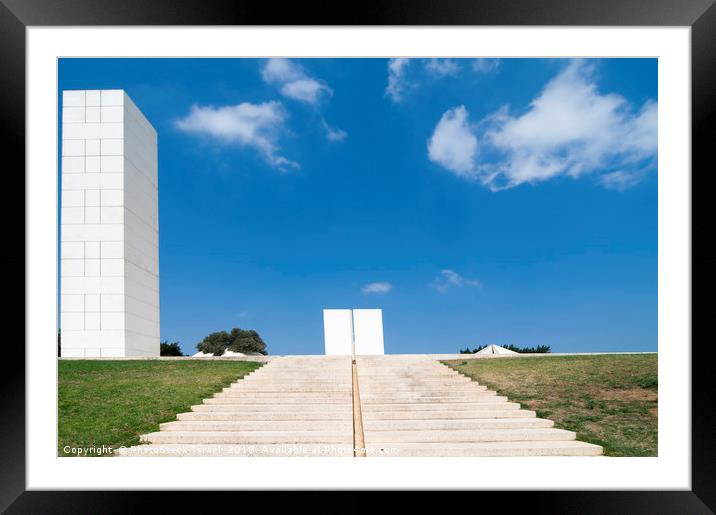 Israel, Tel Aviv, White City Framed Mounted Print by PhotoStock Israel