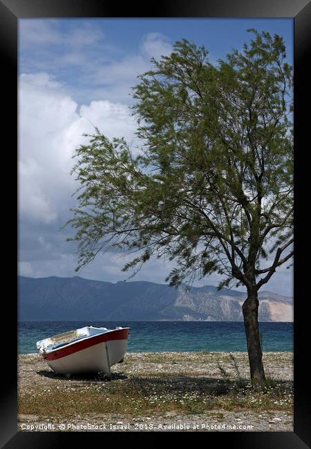 Greece, Evia Island  Framed Print by PhotoStock Israel