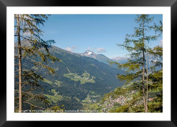 Austria, Tyrol, Kaunertal valley,  Framed Mounted Print by PhotoStock Israel