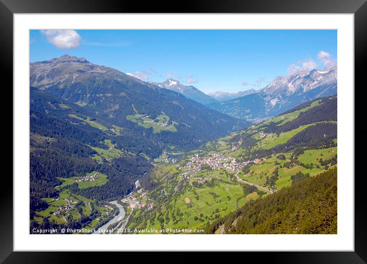 Austria, Tyrol, Kaunertal valley,  Framed Mounted Print by PhotoStock Israel