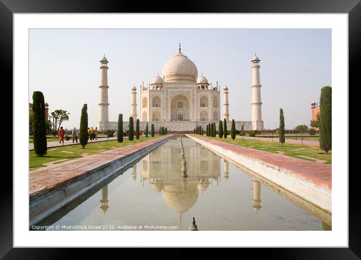Agra, The Taj Mahal Framed Mounted Print by PhotoStock Israel
