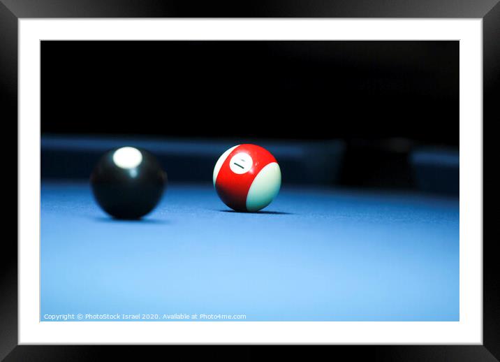 Billiard Table Framed Mounted Print by PhotoStock Israel
