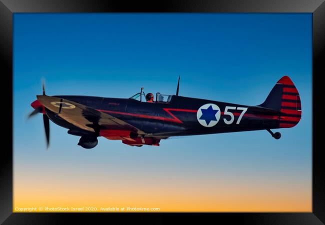 Supermarine spitfire MK. IX Framed Print by PhotoStock Israel