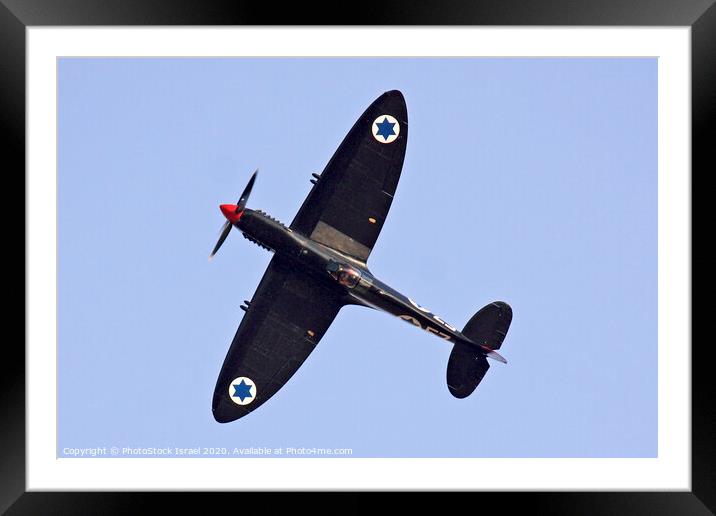 Supermarine spitfire MK. IX Framed Mounted Print by PhotoStock Israel