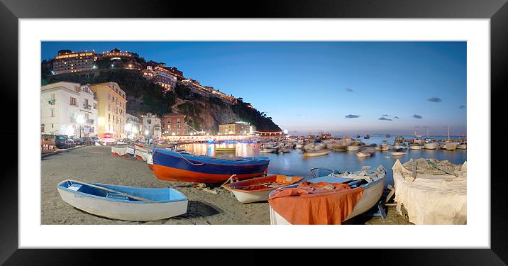 Sorrento, Italy Framed Mounted Print by Eamon Fitzpatrick