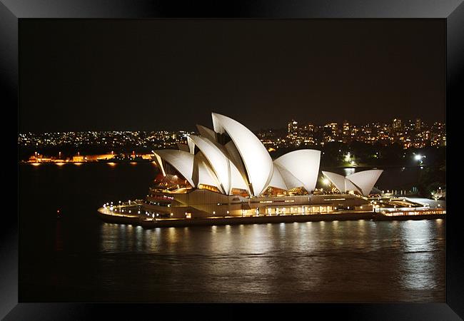 Sydney Sky Framed Print by Adam Levy