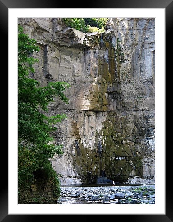 Long Way Down Framed Mounted Print by Adam Levy