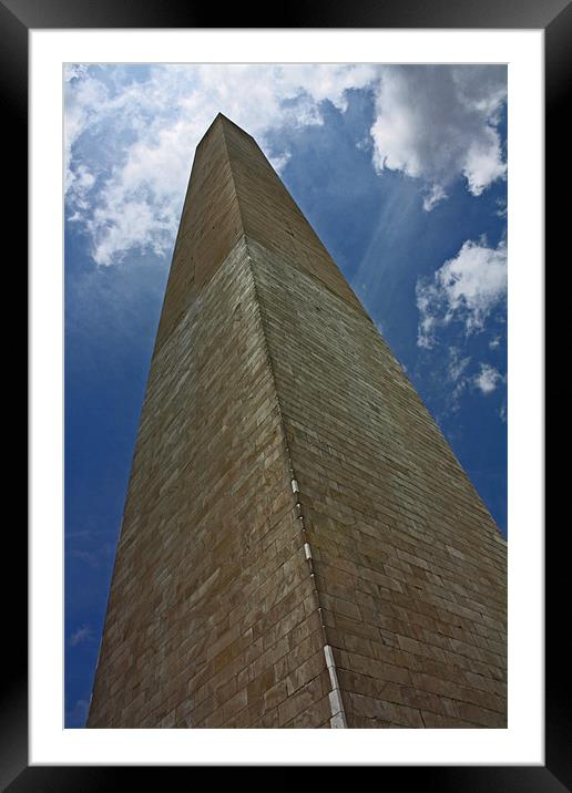 Washington Monument Framed Mounted Print by Adam Levy