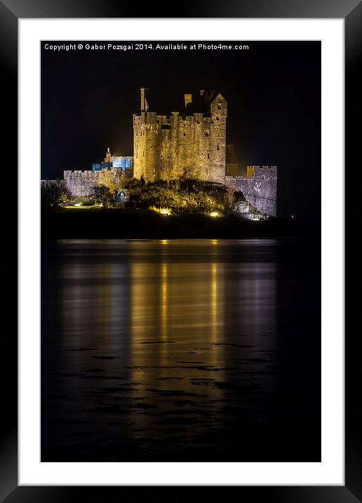 Castle Eilean Donan, Scotland Framed Mounted Print by Gabor Pozsgai