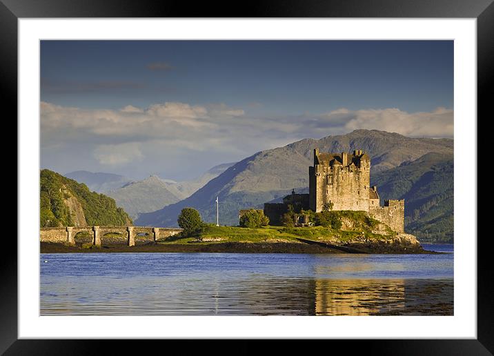 Castle Eilean Donan Framed Mounted Print by Gabor Pozsgai