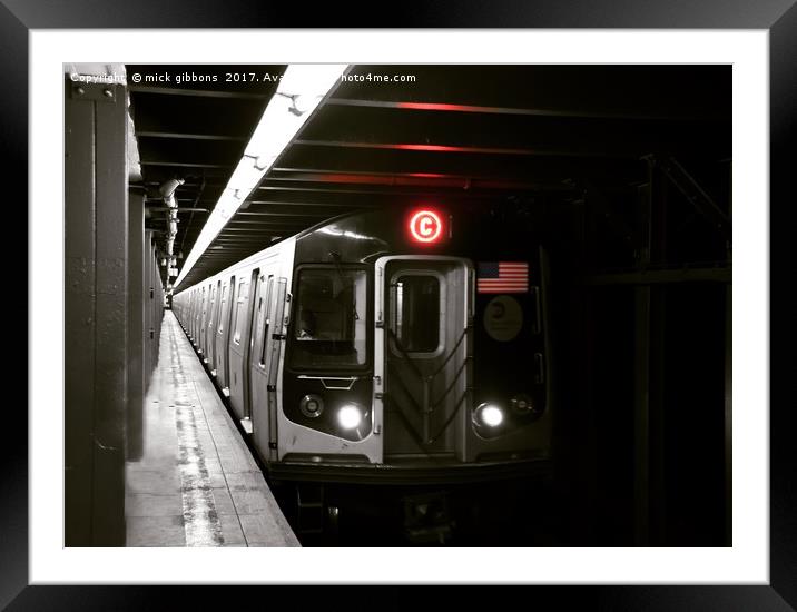New York Life Framed Mounted Print by mick gibbons