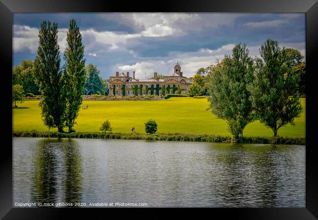 Bowood House and Gardens Framed Print by mick gibbons