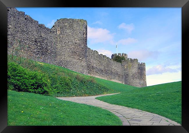 Conwy Castle, Wales Framed Print by Rebekah Drew