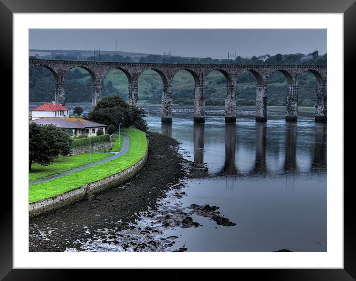 the tweed Framed Mounted Print by david reece