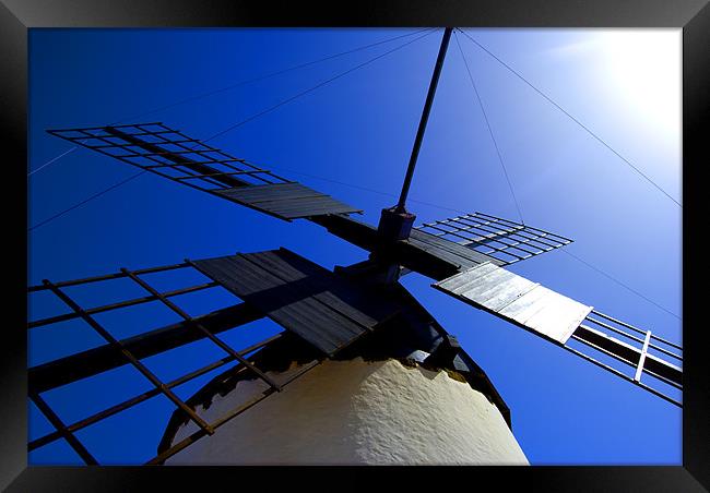 Windmill Framed Print by andy harris
