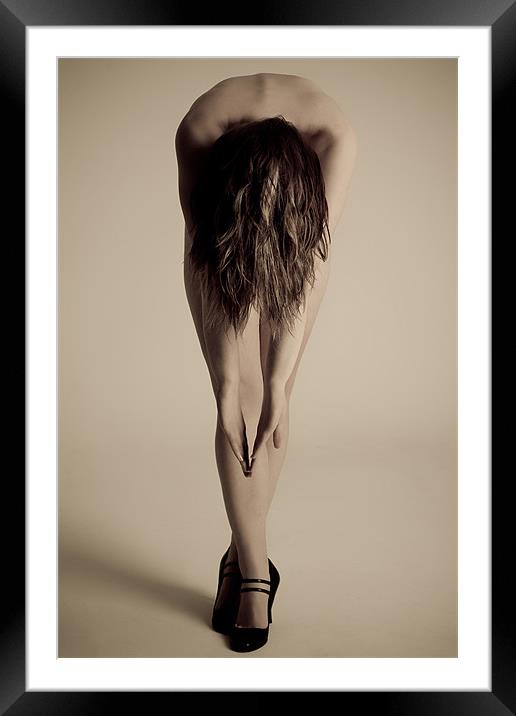Just nude Framed Mounted Print by Stephen Hayes