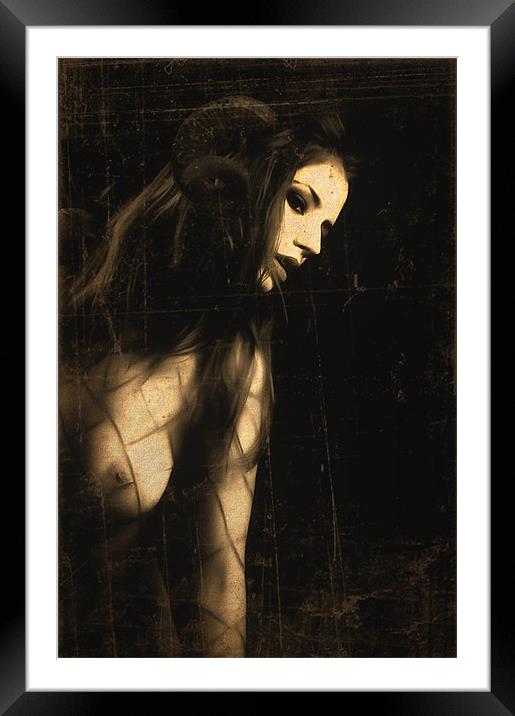 The Devil in Disguise Framed Mounted Print by miruna uzdris