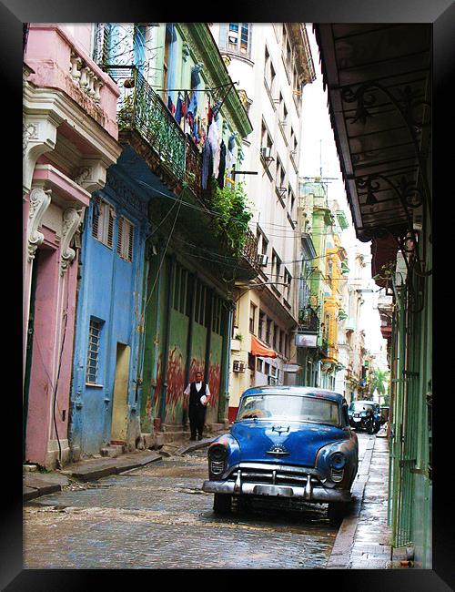 Downtown Havana Framed Print by Lindsay Parkin