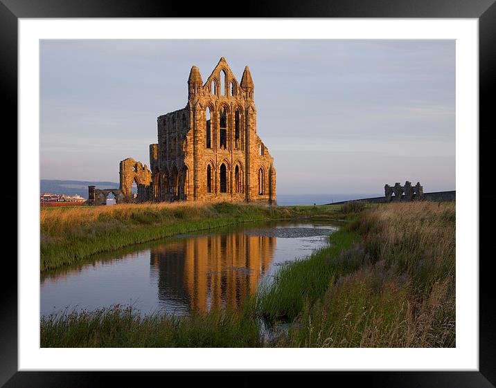  Whitby Abbey Framed Mounted Print by Terry Sandoe
