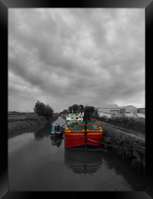 Sequana | Beverley Canal Framed Print by Sarah Couzens