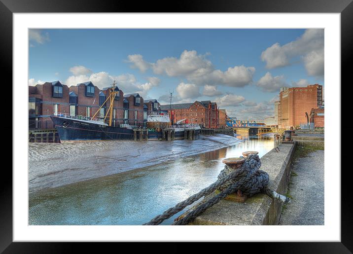 River Hull Framed Mounted Print by Sarah Couzens