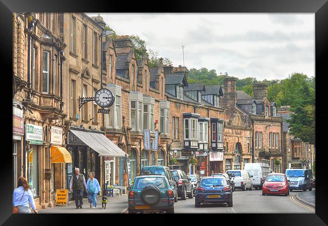 Dale Road - Matlock Framed Print by Sarah Couzens
