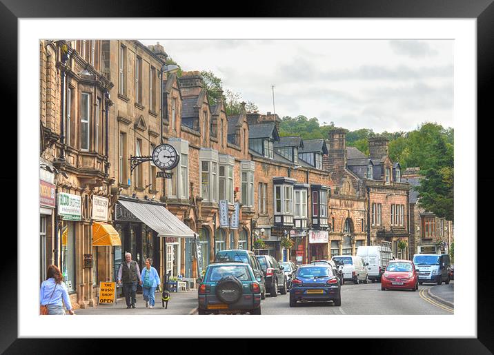 Dale Road - Matlock Framed Mounted Print by Sarah Couzens
