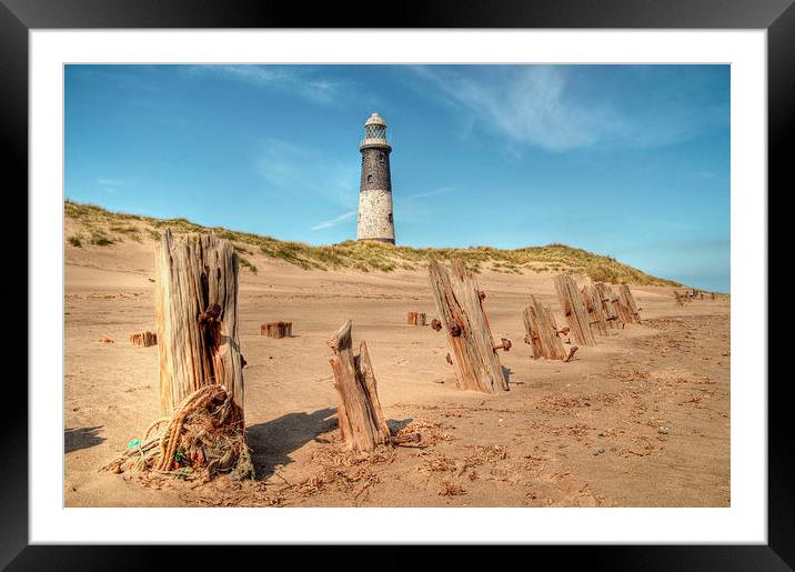 Spurn Point Framed Mounted Print by Sarah Couzens