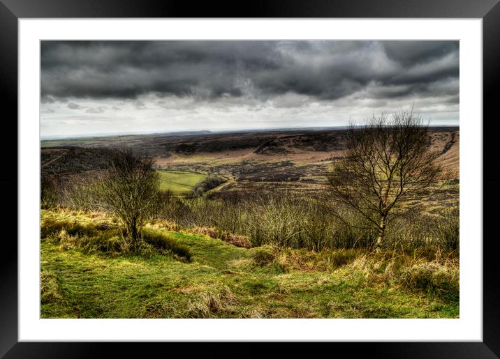 Hole of Horcum Framed Mounted Print by Sarah Couzens