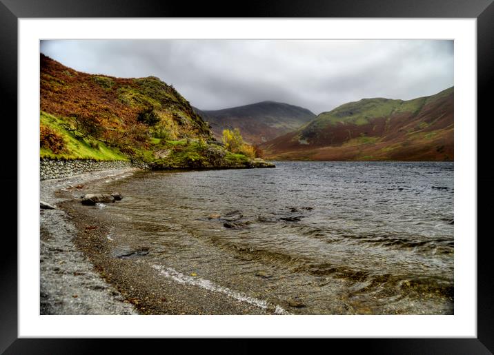 Crummock Water  Framed Mounted Print by Sarah Couzens