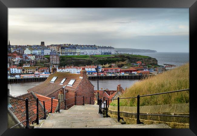 Whitby  Framed Print by Sarah Couzens
