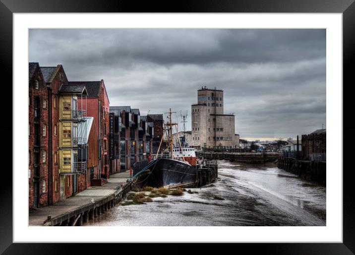 River Hull Framed Mounted Print by Sarah Couzens