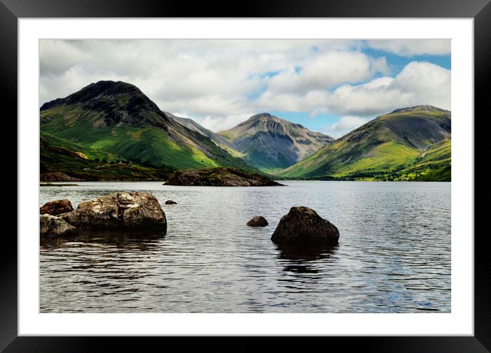 Wastwater Lake District Framed Mounted Print by Sarah Couzens