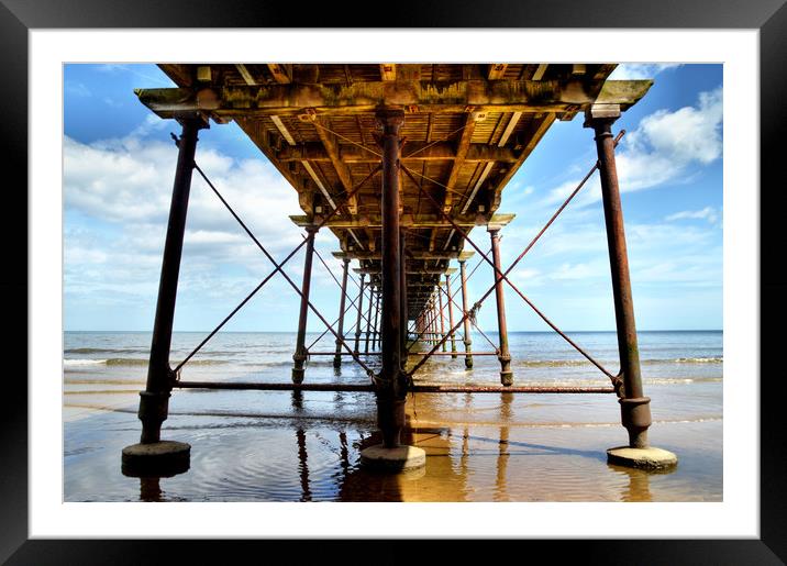 Under the Boardwalk Framed Mounted Print by Sarah Couzens