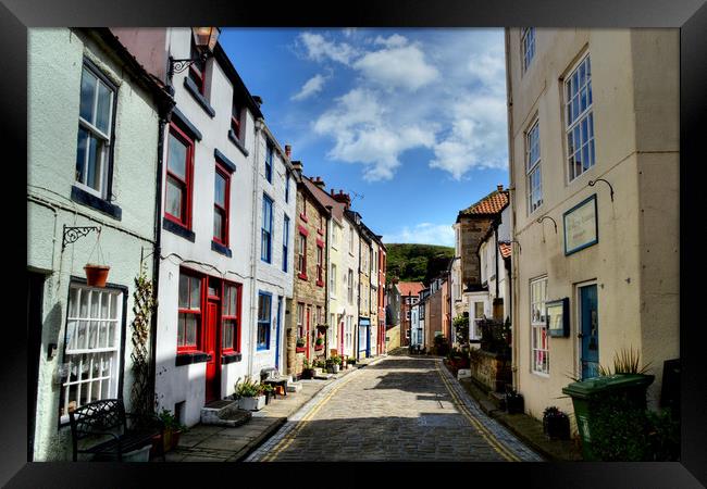 Staithes Framed Print by Sarah Couzens